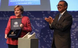 Foto: EPA-EFE / Angela Merkel i Tedros Adhanom 